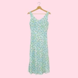 VINTAGE FLORAL MIDI DRESS